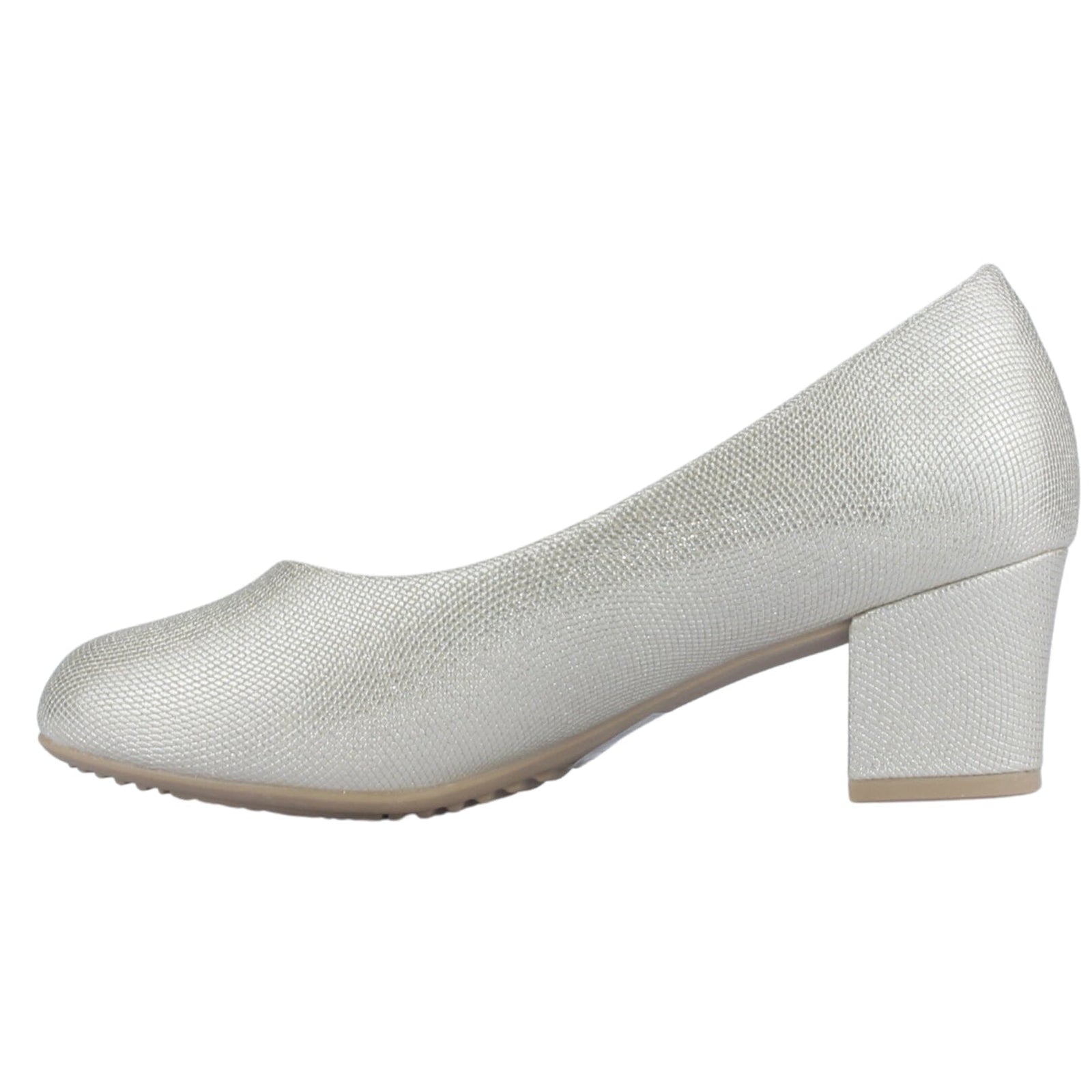 Zapato Mujer Chalada Flexi-70 Dorado Casual Tacones Bajos Chalada 