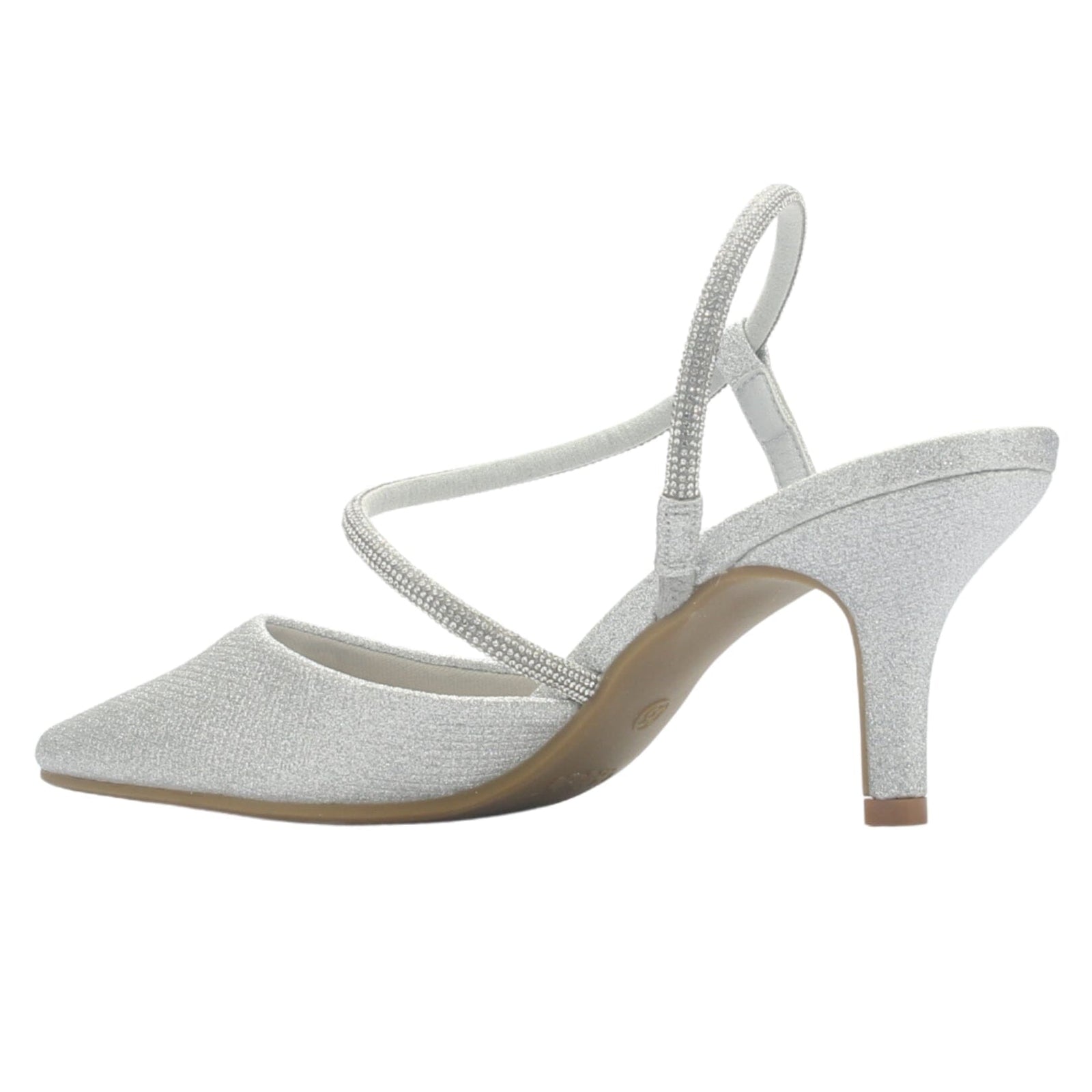 Zapato Mujer Chalada Regent-29 Plateado Casual Tacones Altos Chalada 