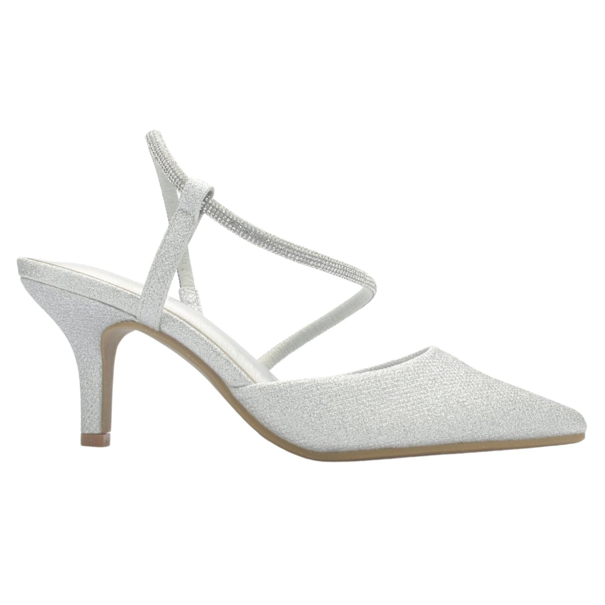 Zapato Mujer Chalada Regent-29 Plateado Casual Tacones Altos Chalada 