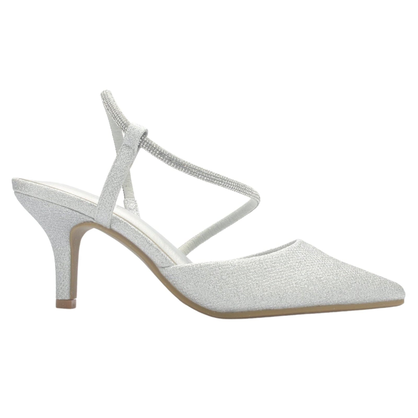 Zapato Mujer Chalada Regent-29 Plateado Casual Tacones Altos Chalada 