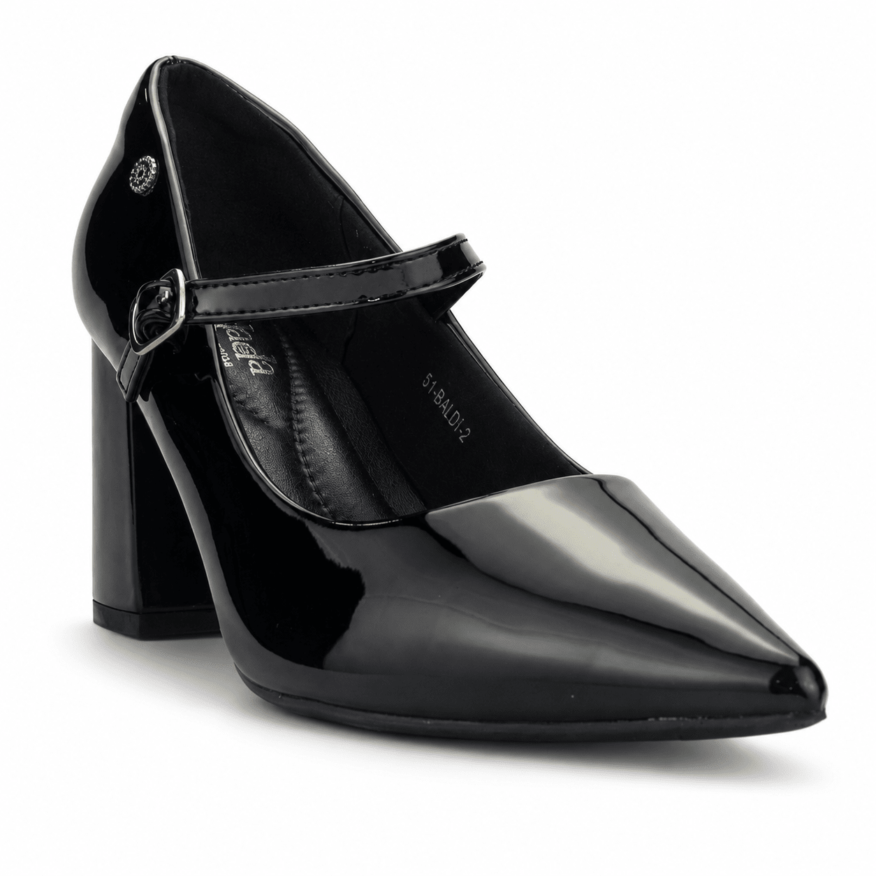 Zapato Negro Mujer Casual Chalada Baldi Tacones Altos Chalada 