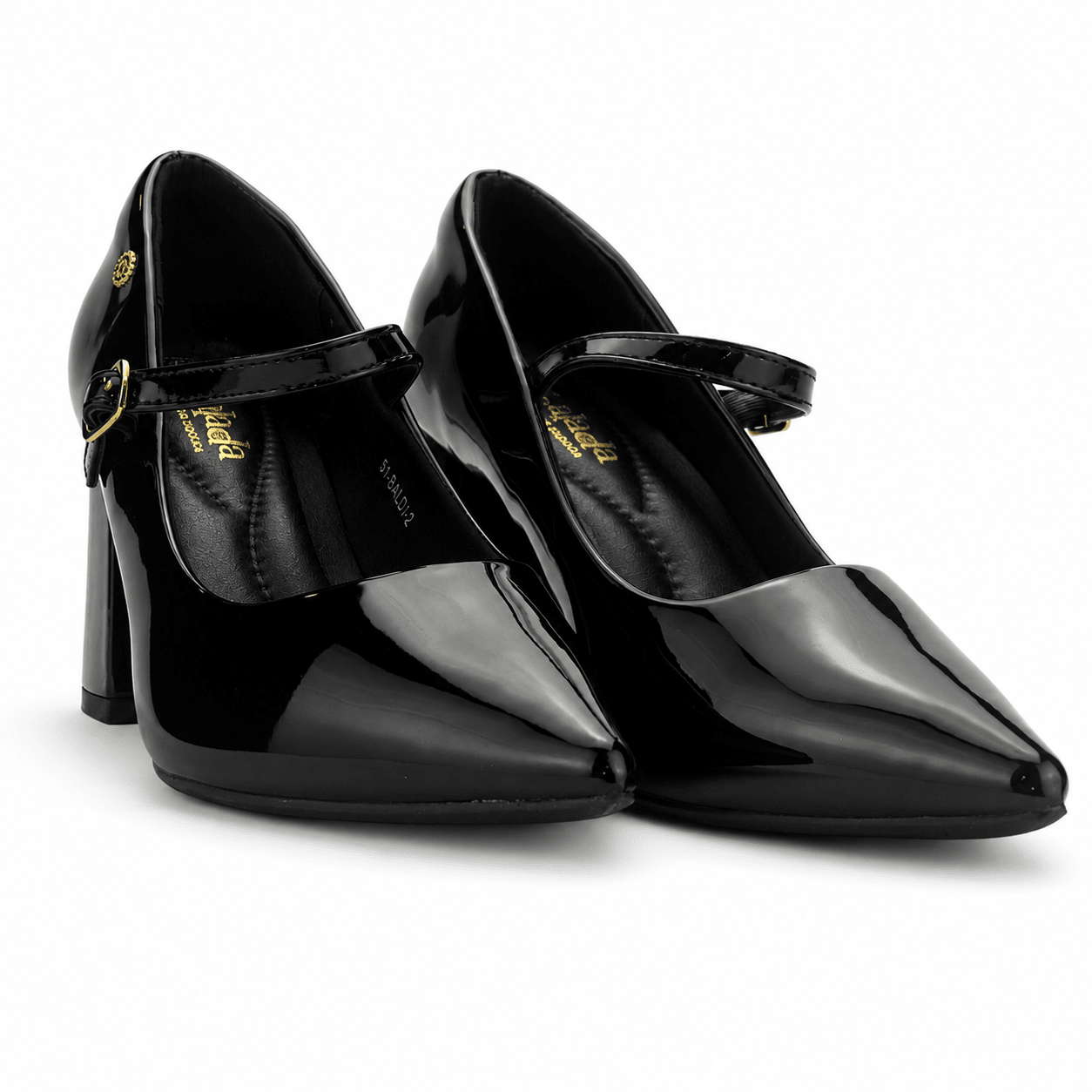Zapato Negro Mujer Casual Chalada Baldi Tacones Altos Chalada 