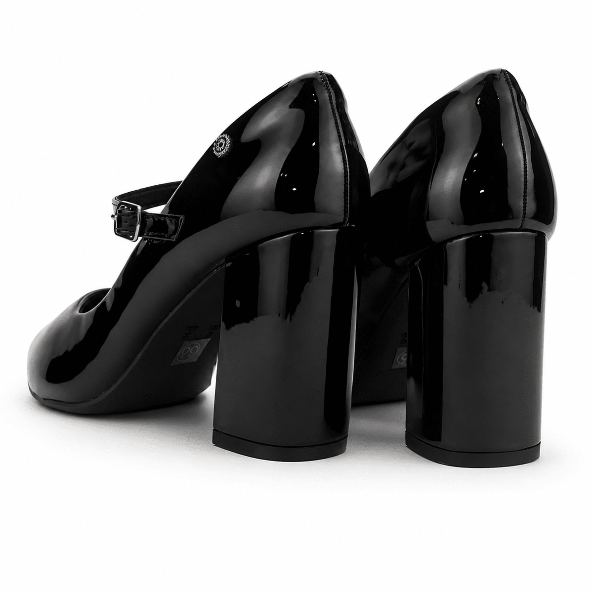 Zapato Negro Mujer Casual Chalada Baldi Tacones Altos Chalada 