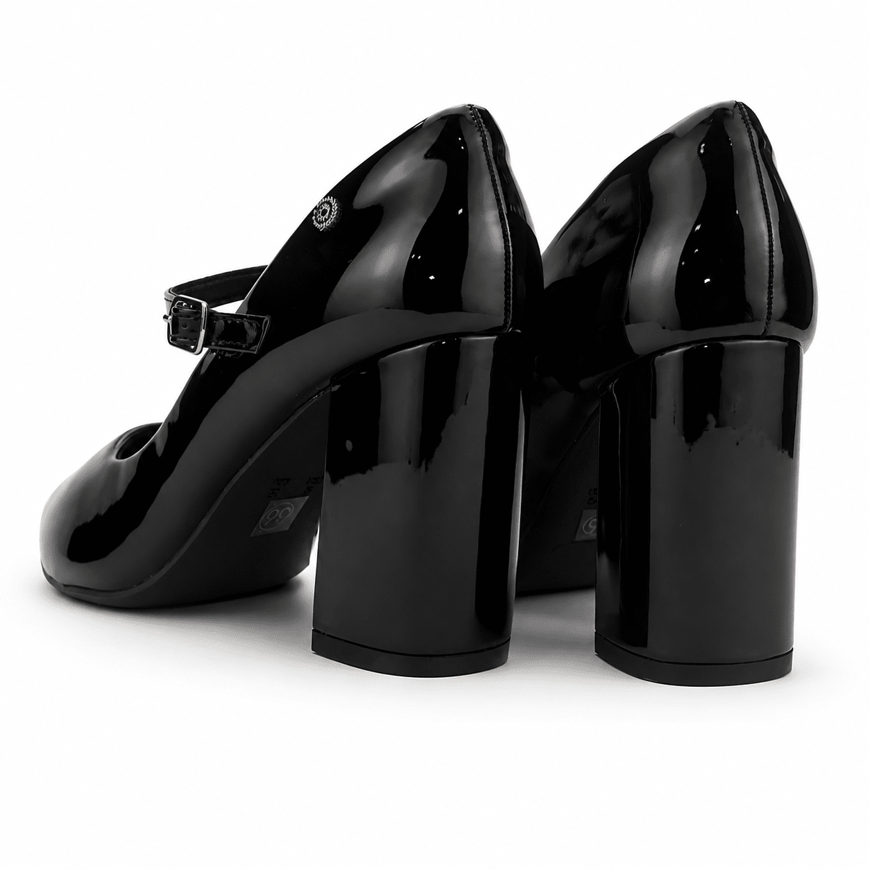 Zapato Negro Mujer Casual Chalada Baldi Tacones Altos Chalada 