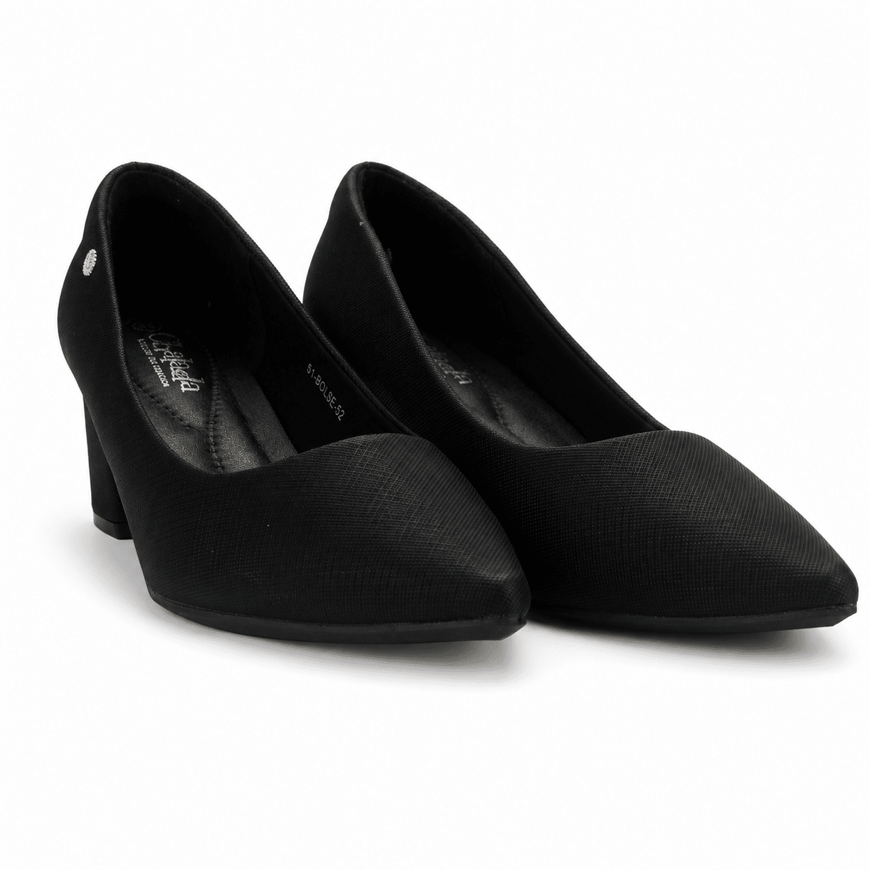 Zapato Negro Mujer Casual Chalada Bolse Tacones Altos Chalada 