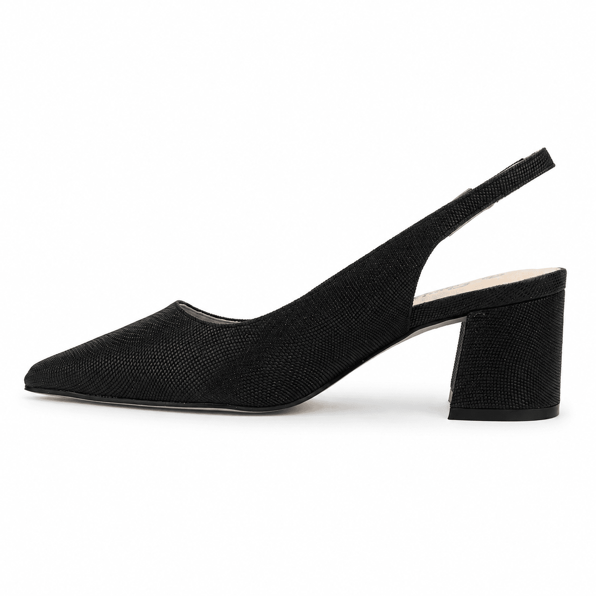 Zapato Negro Mujer Casual Chalada Faiza Tacones Bajos Chalada 