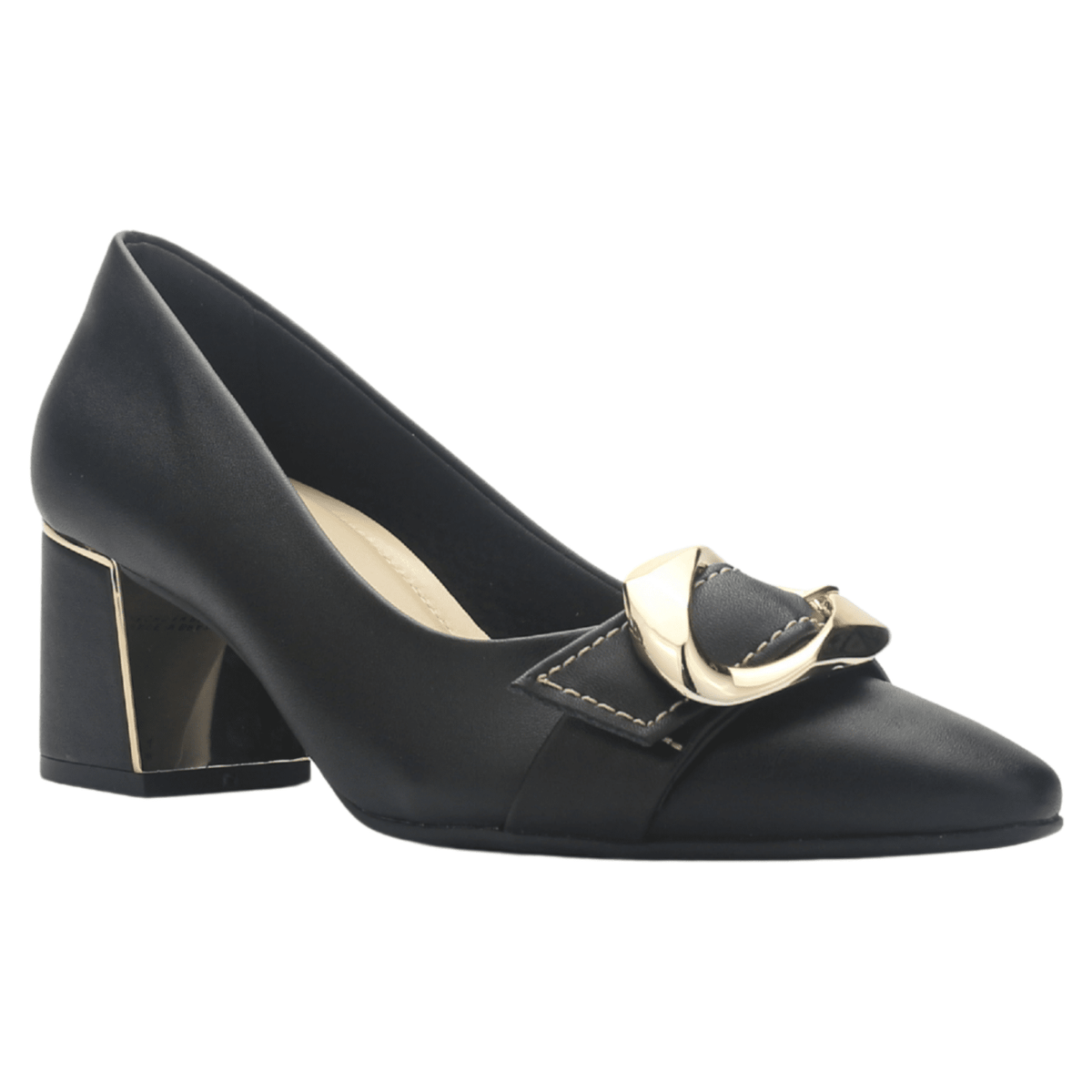 Zapato Negro Mujer Ramarim 2551203 Casual Tacones Bajos Ramarim 