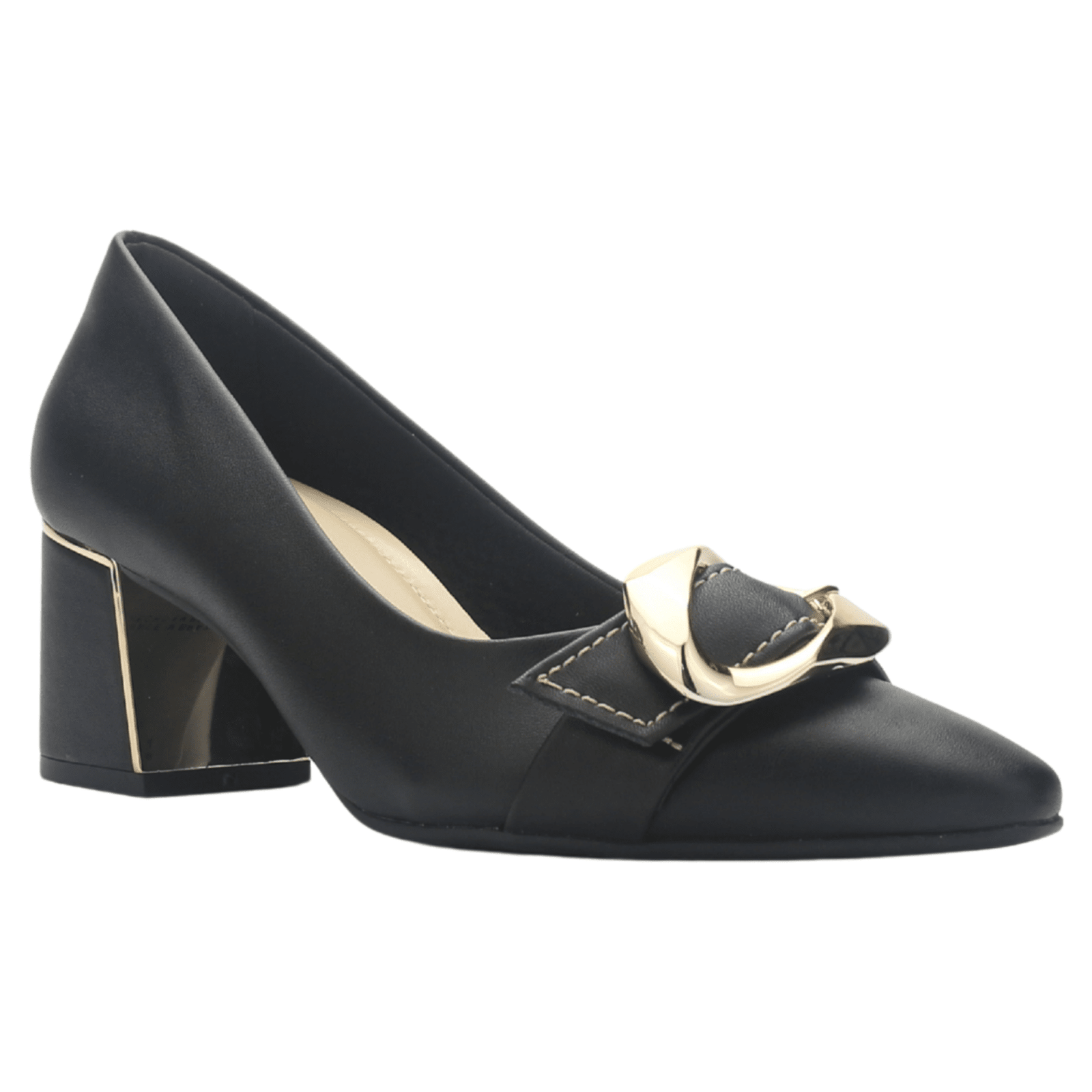 Zapato Negro Mujer Ramarim 2551203 Casual Tacones Bajos Ramarim 