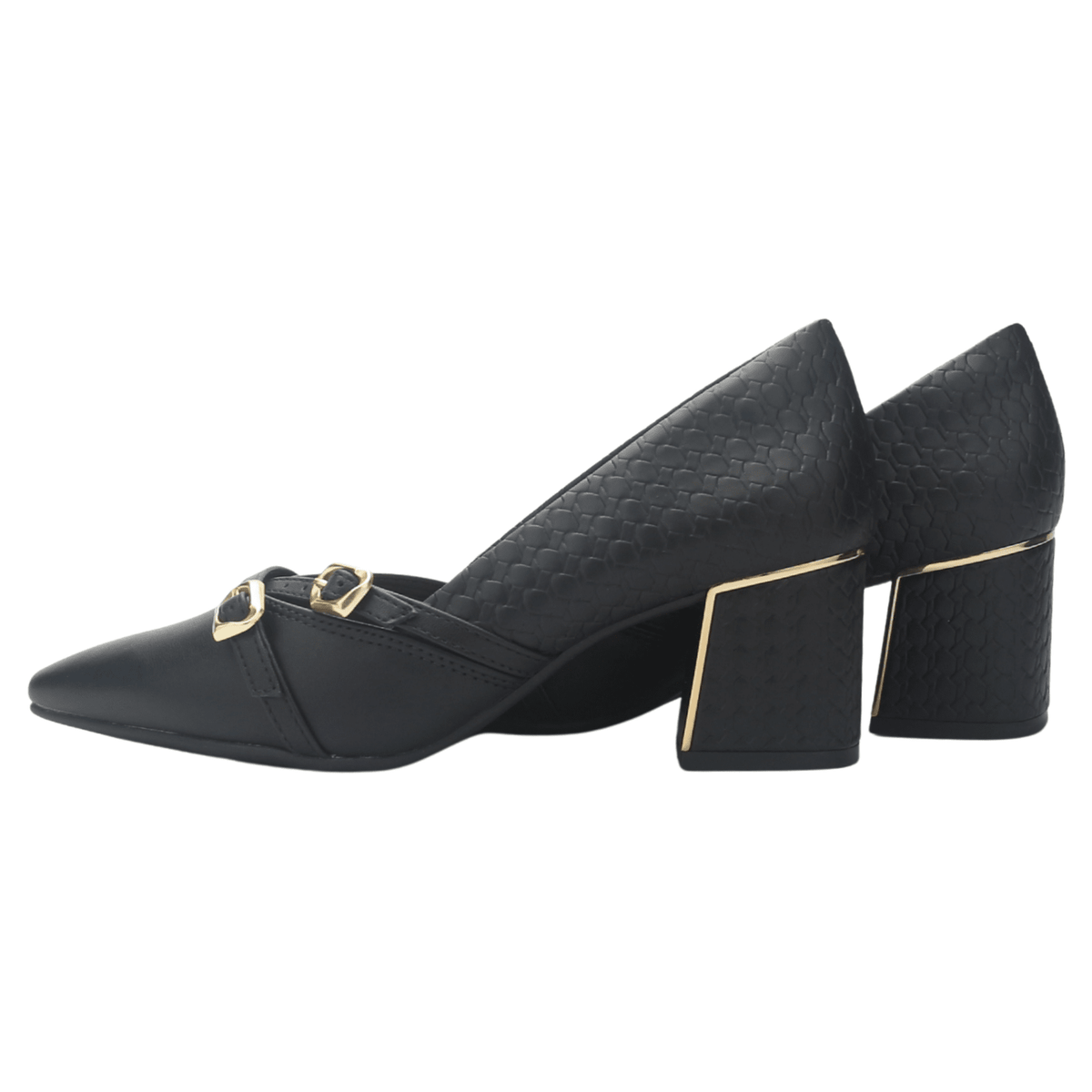 Zapato Negro Mujer Ramarim 2551204 Casual Tacones Bajos Ramarim 