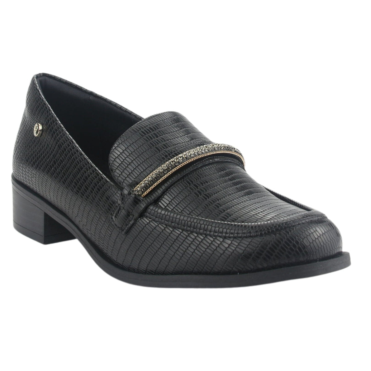 Zapato Ramarim Mujer 2416102 Negro Casual Tacones Bajos Ramarim 
