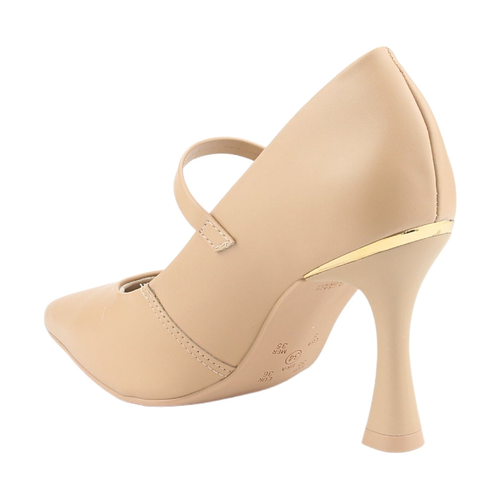 Zapato Ramarim Mujer 2418102 Café Casual Tacones Altos Ramarim 