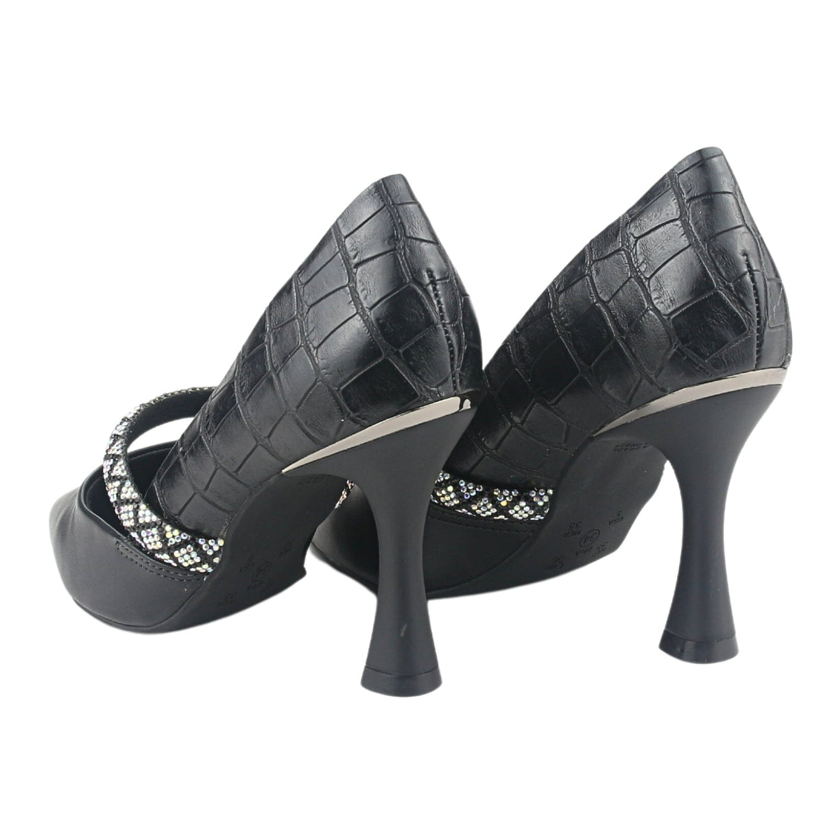 Zapato Ramarim Mujer 2418103 Negro Casual Tacones Altos Ramarim 