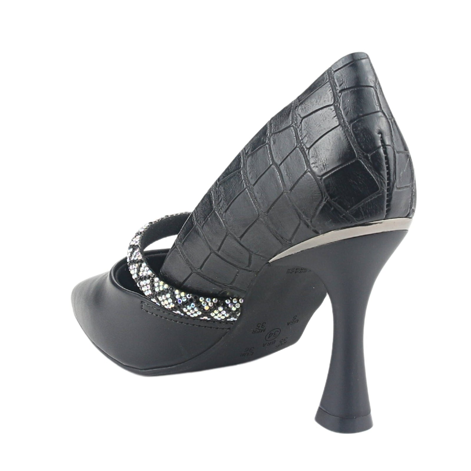 Zapato Ramarim Mujer 2418103 Negro Casual Tacones Altos Ramarim 