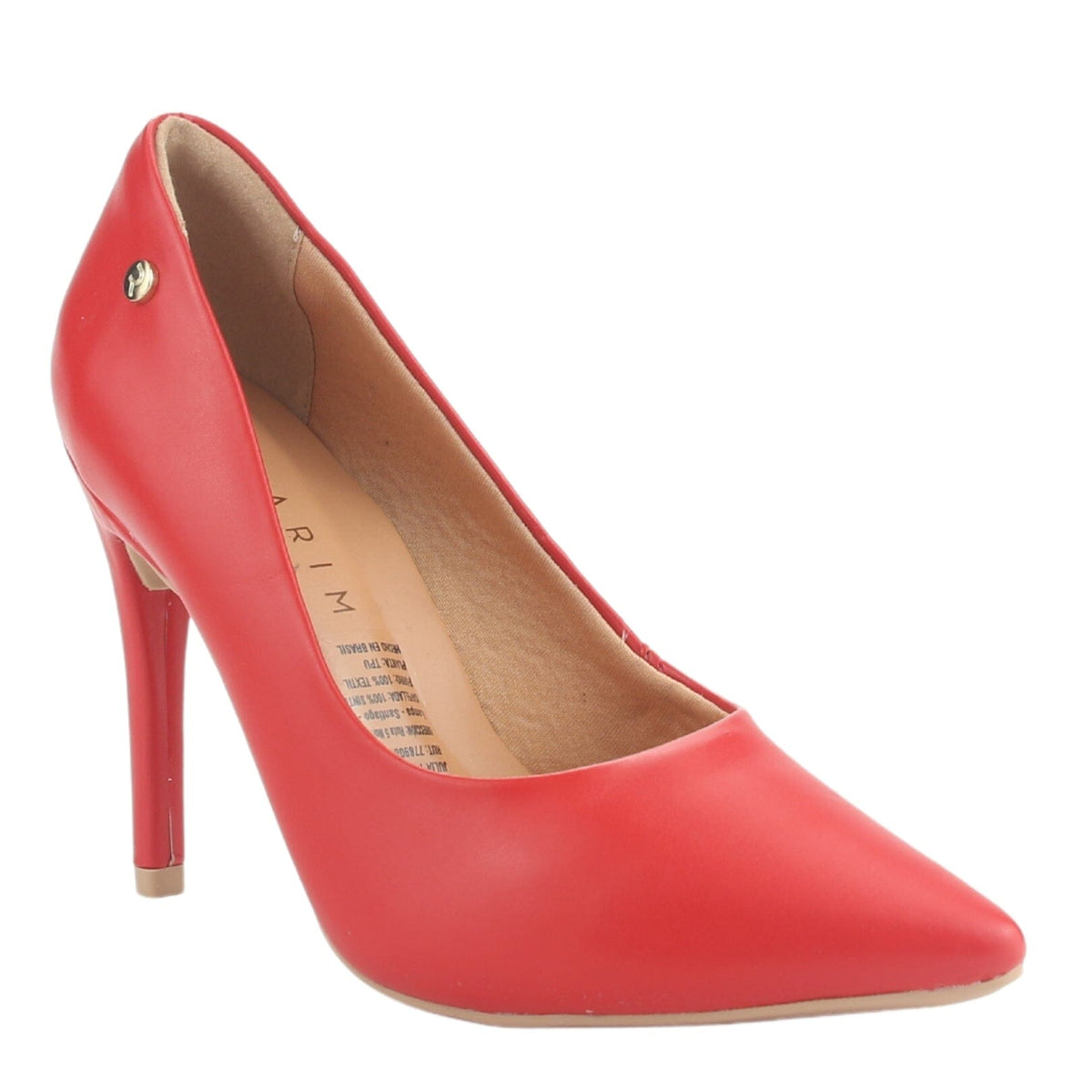 Zapato Ramarim Mujer 2494121 Rojo Casual Tacones Altos Ramarim 