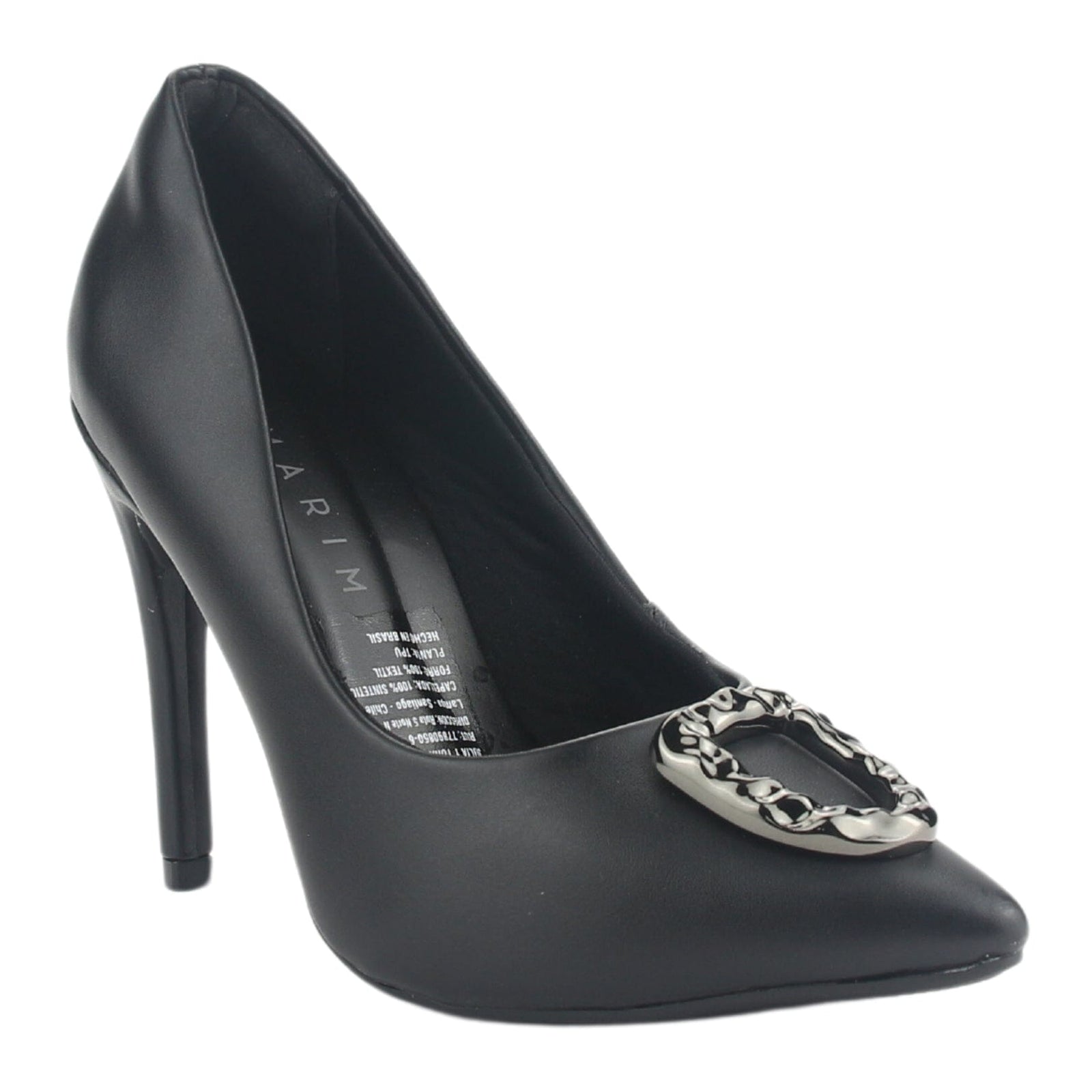 Zapato Ramarim Mujer 2494122 Negro Casual Tacones Altos Ramarim 