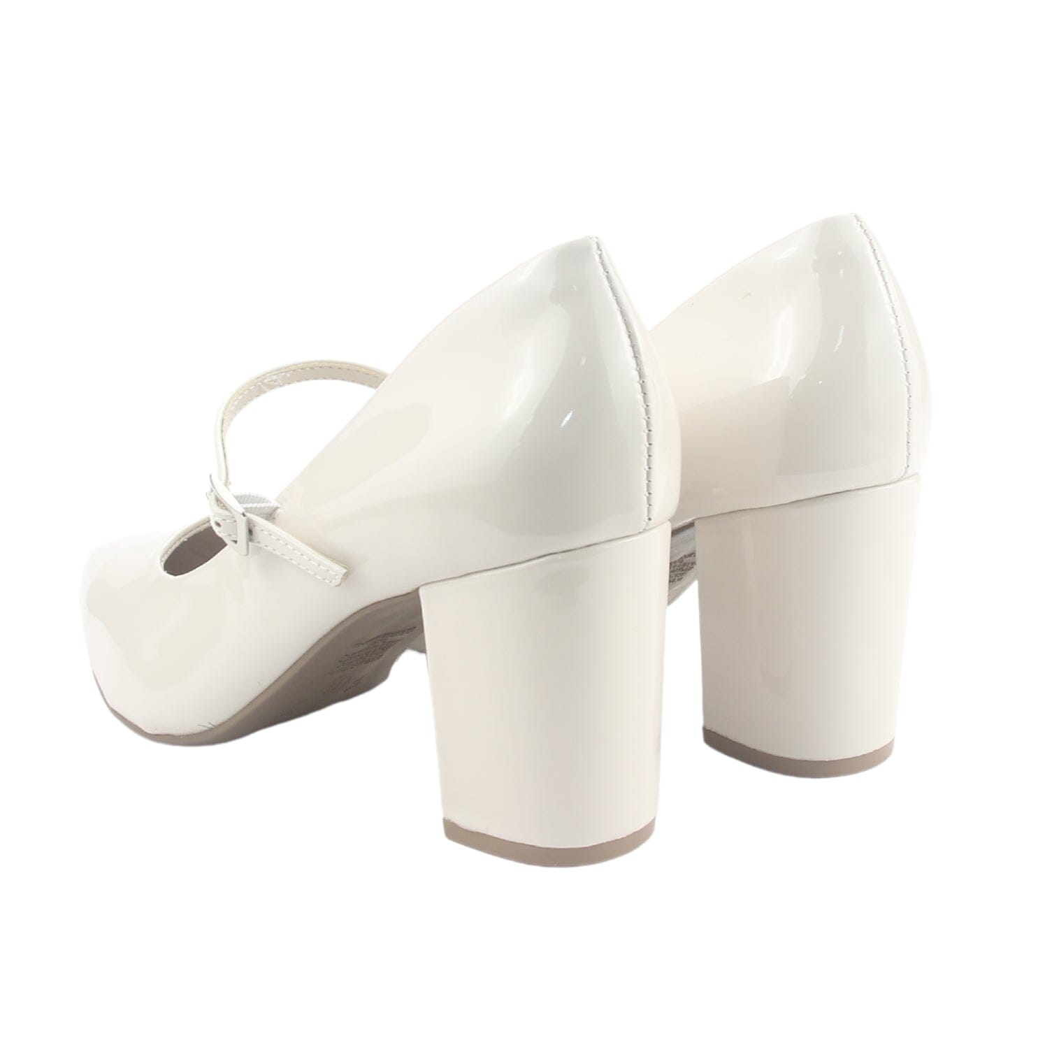 Zapato Via Marte Mujer 028-014-01 Beige Casual Tacones Altos Via Marte 