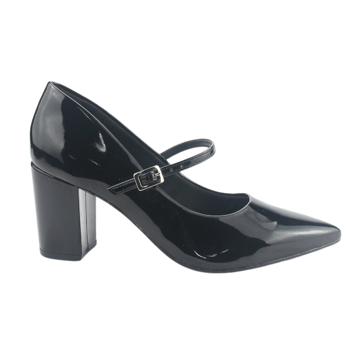 Zapato Via Marte Mujer 028-014-01 Negro Casual Tacones Altos Via Marte 