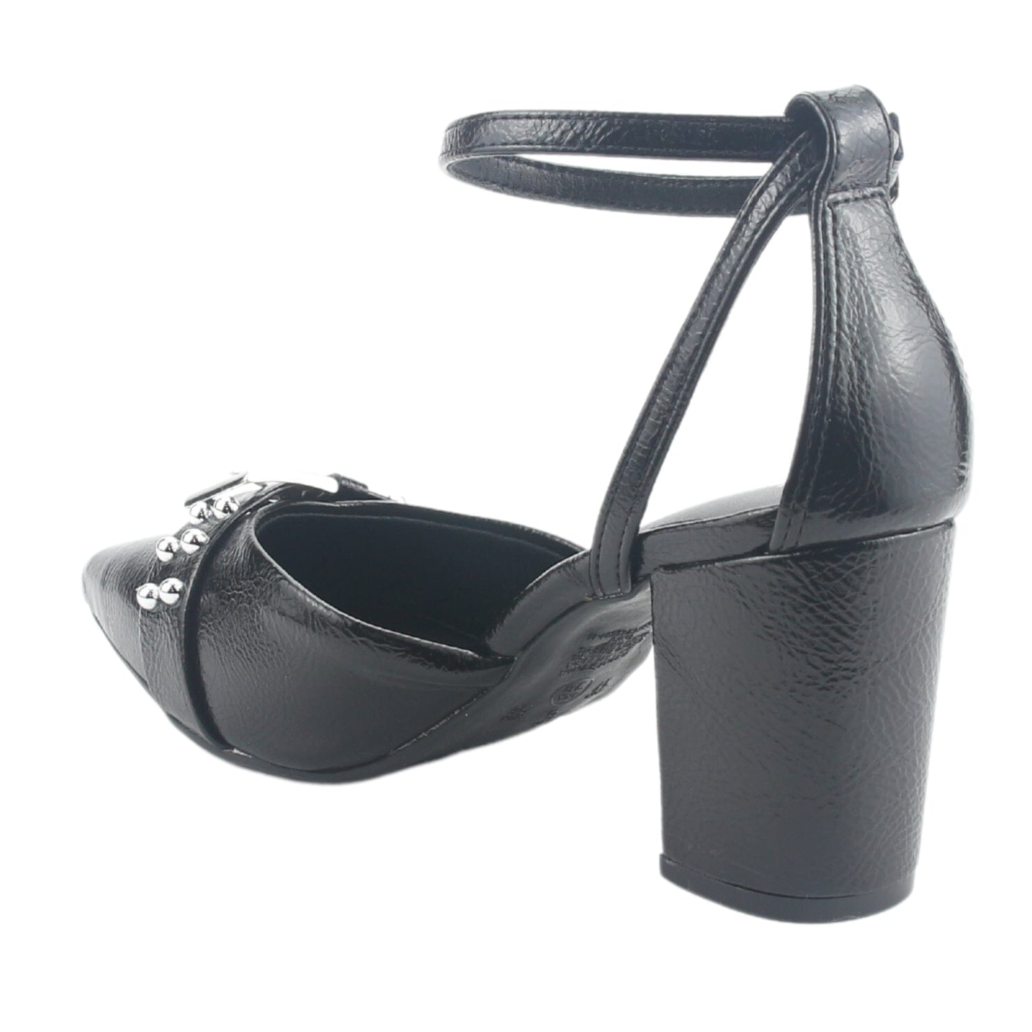 Zapato Via Marte Mujer 028-015-01 Negro Casual Tacones Altos Via Marte 