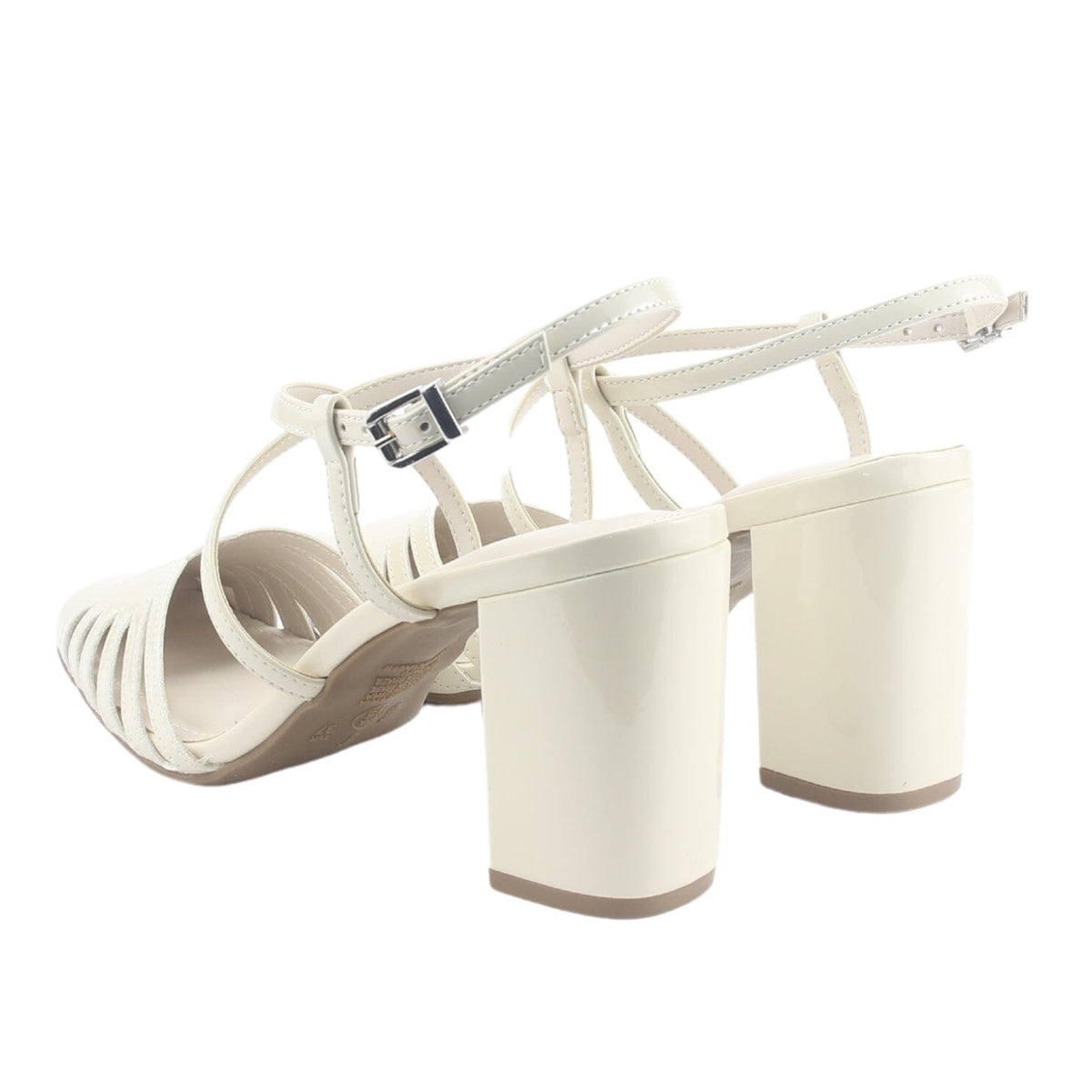 Zapato Via Marte Mujer 062-014-01 Beige Casual Tacones Altos Via Marte 