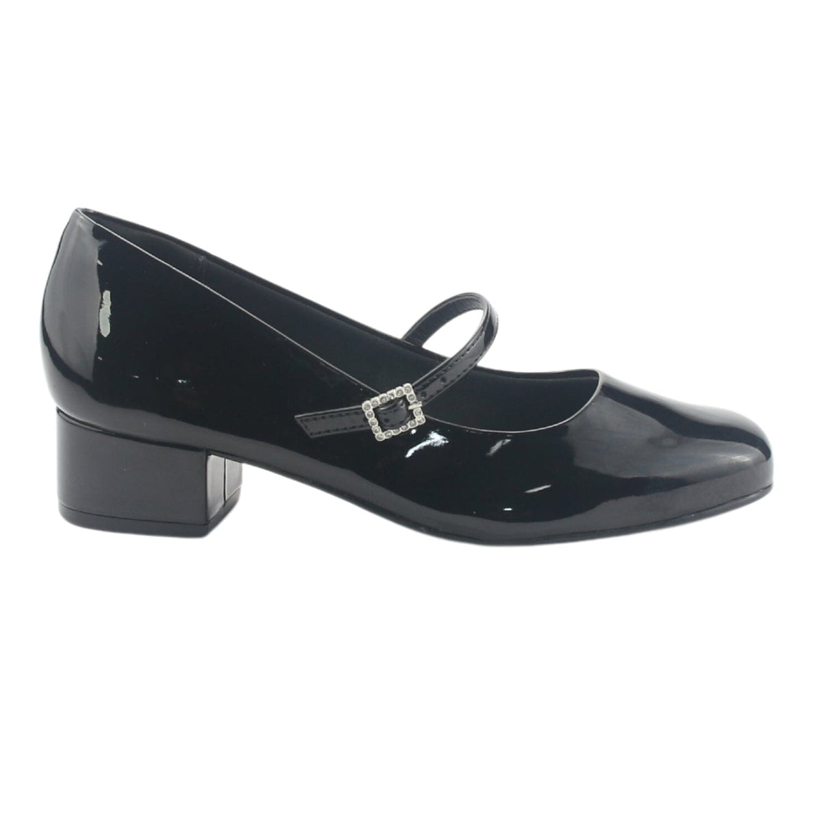 Zapato Via Marte Mujer 070-012-01 Negro Casual Tacones Bajos Via Marte 