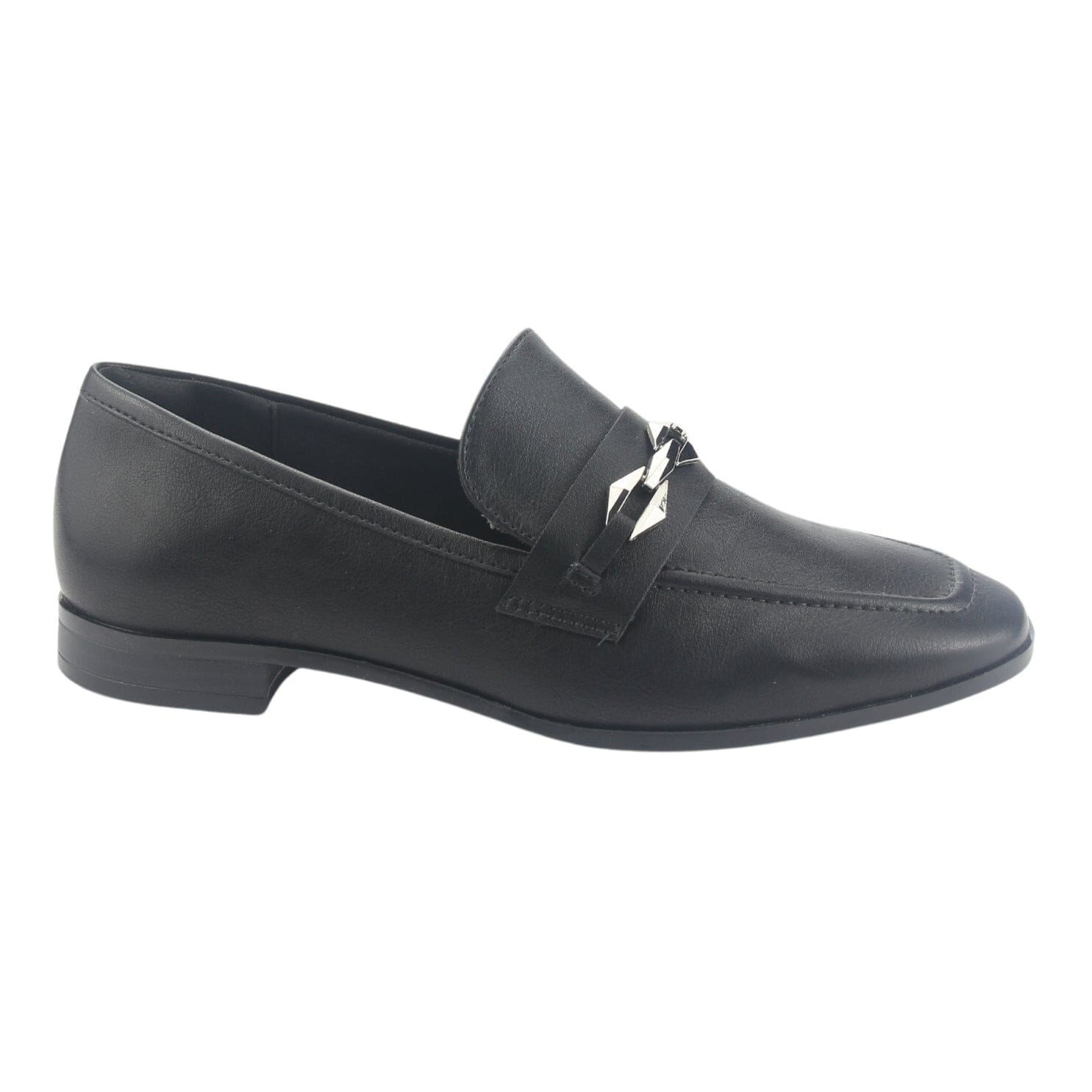 Zapato Via Marte Mujer 075-007-01 Negro Casual Mocasines Planos Via Marte 