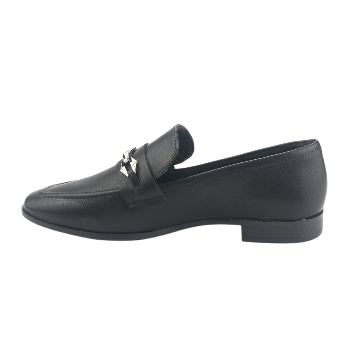 Zapato Via Marte Mujer 075-007-01 Negro Casual Mocasines Planos Via Marte 