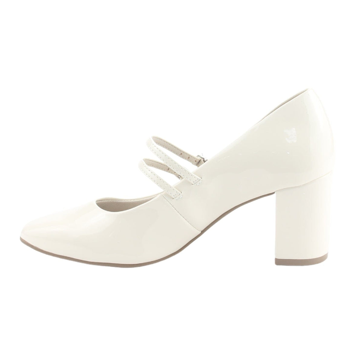 Zapato Via Marte Mujer 153-001-01 Blanco Casual Tacones Altos Via Marte 
