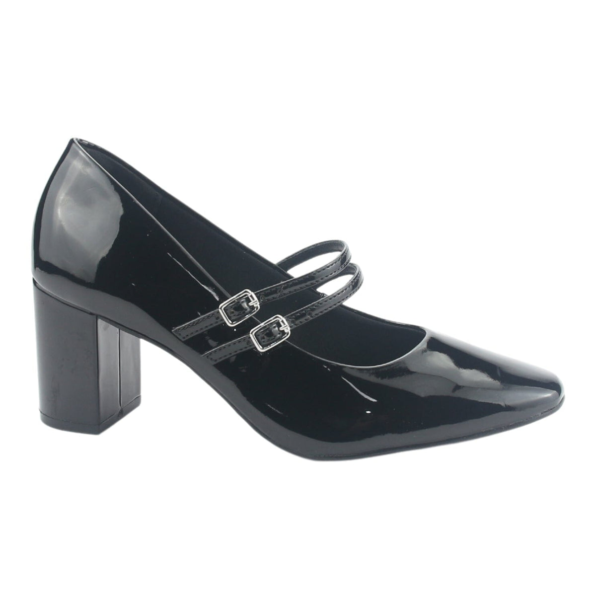 Zapato Via Marte Mujer 153-001-01 Negro Casual Tacones Altos Via Marte 