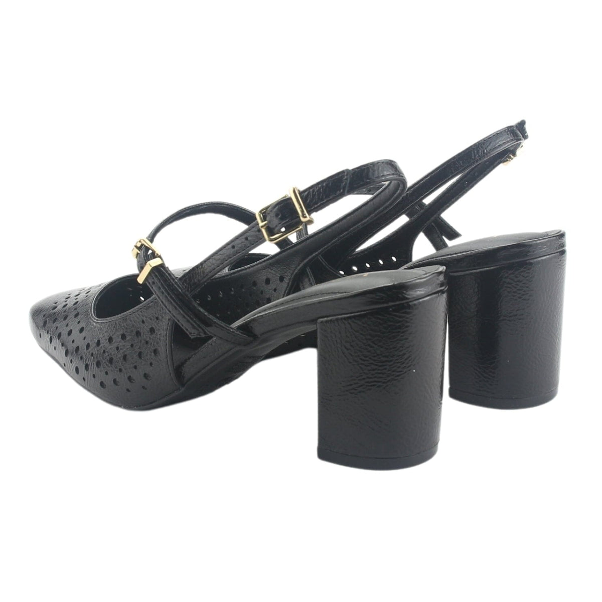 Zapato Via Marte Mujer 153-007-01 Negro Casual Tacones Altos Via Marte 