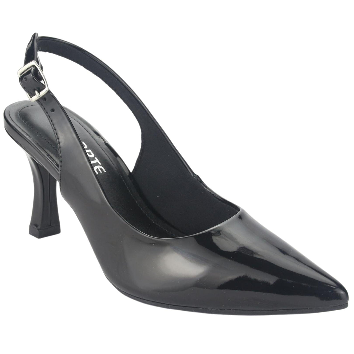 Zapato Via Marte Mujer 23-15702 V Preto Casual Zapatos Taco Via Marte 