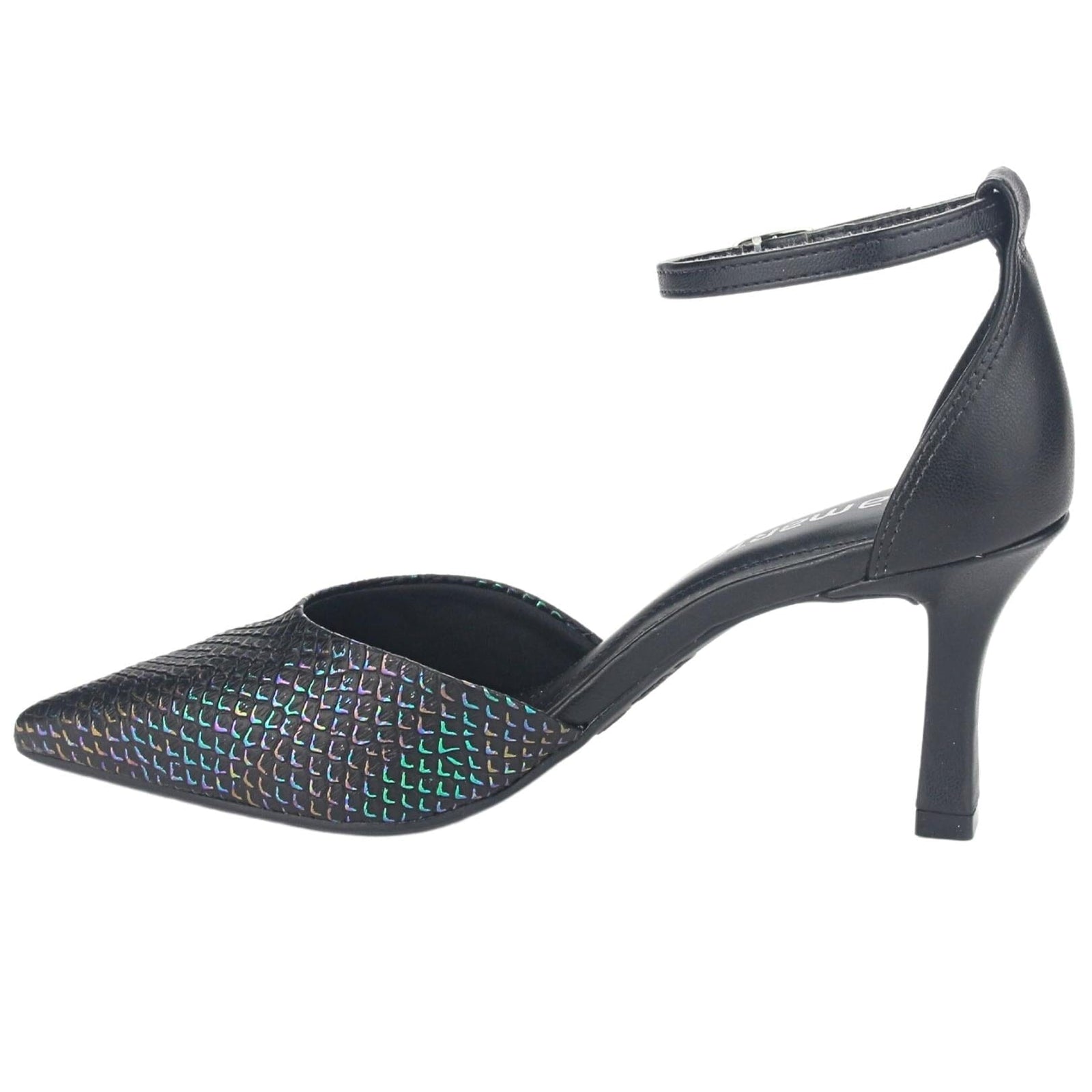 Zapato Via Marte Mujer 23-15706 Preto Casual Zapatos Taco Via Marte 