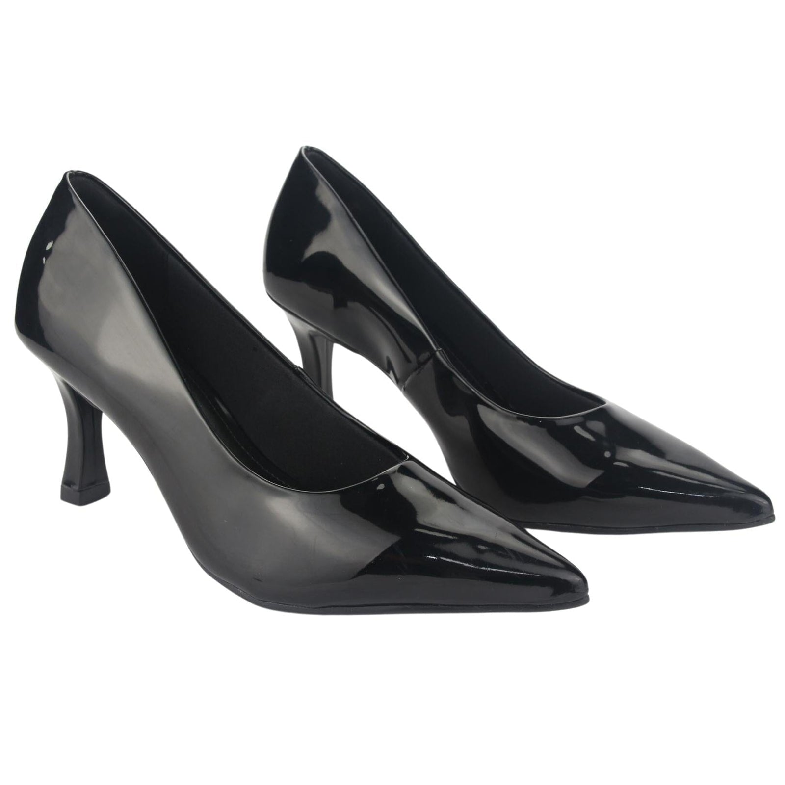 Zapato Via Marte Mujer 23-15707 V Preto Casual Zapatos Taco Via Marte 