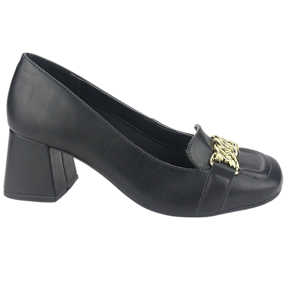 Zapato Via Marte Mujer 23-16806 N Preto Casual Zapatos Taco Via Marte 