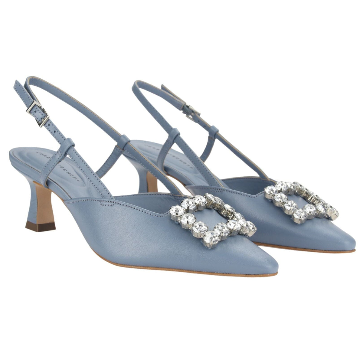 Zapatos Jorgebischoff Mujer P17994002 Azul Casual Zapatos Taco Jorge Bischoff 